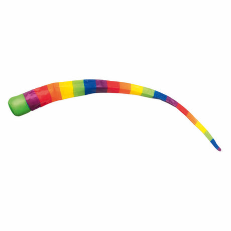 Balle balançoire arc-en-ciel Goki - jouets d'extérieur colorés pour enfants.