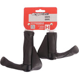 Ergotec paire de poignées mf2 kraton aluminium 130 + 87 mm - noir