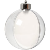 Creativ Company Decoration Balls de Noël Two -Part, 5st.