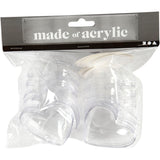 Coeur déco d'entreprise Creativ, h : 6,5 cm, transparent, 10 pièces 1 boîte