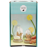 Creativ company cloches avec décoration, h: 12+15,5 cm, 2 pièces 1 boîte