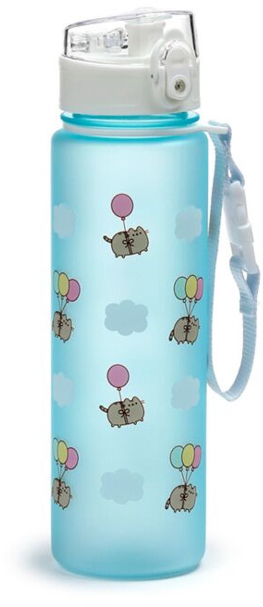 Pusheen le chat ballons pop top 600ml bouteille ecozen