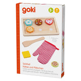Goki houten koekjes bakken set - 9dlg.