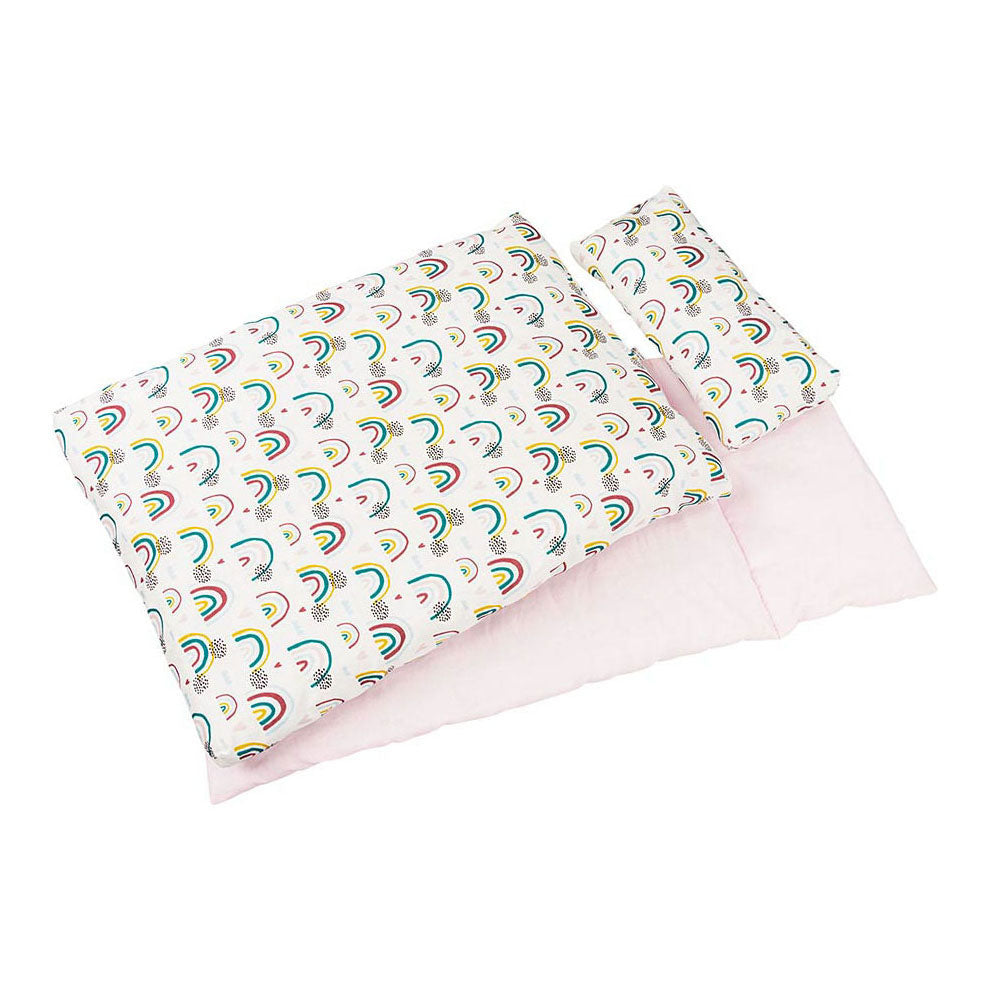 Goki Dolls Lit Linen Set Regenboog, 3dlg.