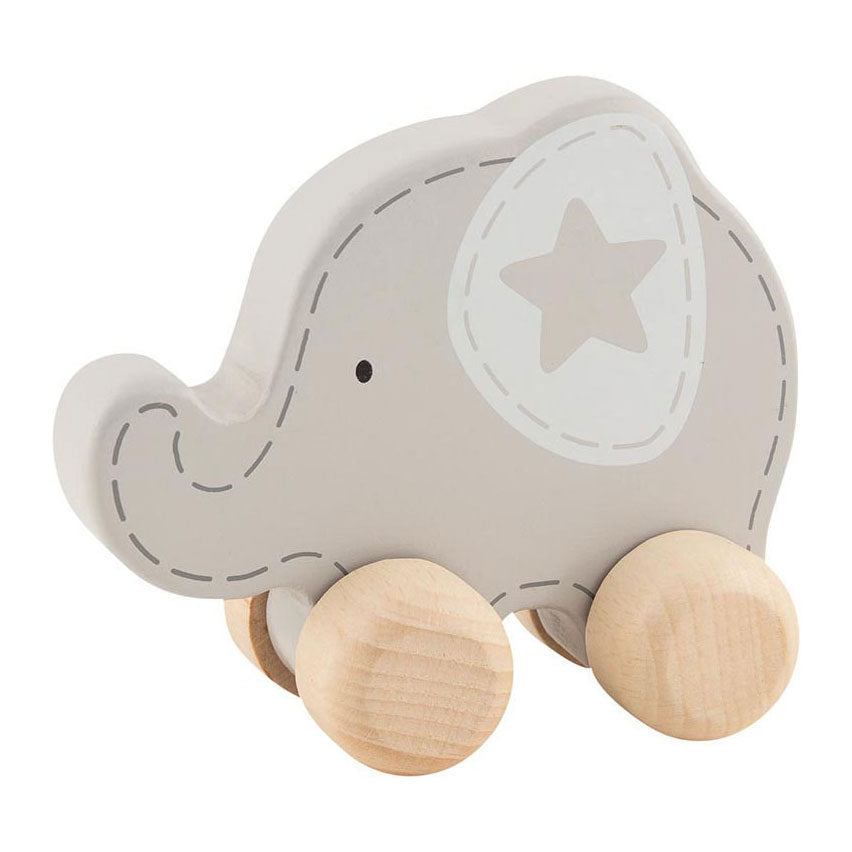 Goki Wooden Push Push Figure Elephant