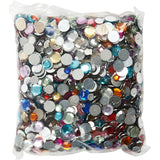 Strass Creativ company, ronds, d 6+9+12 mm, différentes couleurs, 3600 pièces 1 boîte