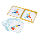 Goki Wooden Tangram Game in Can