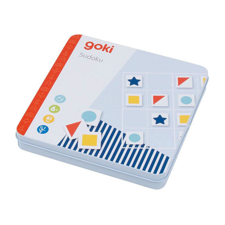 Goki Wooden Sudoku Board Game, 51dlg.