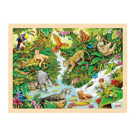 Puzzle Goki dans la jungle. 96 pièces. 3+