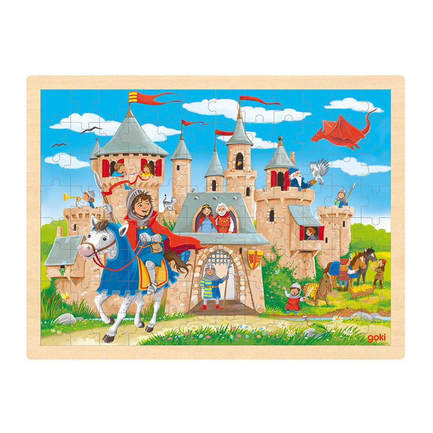 Goki Holzpuzzle Ridderkastel, 96st.