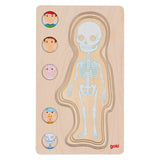 Goki wooden layer puzzle Human body boy, 29st.