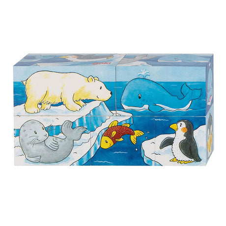 Goki Wooden Block Puzzle Safari, 5e.