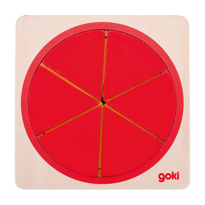 Goki Wooden Layer Puzzle Circle, 21.