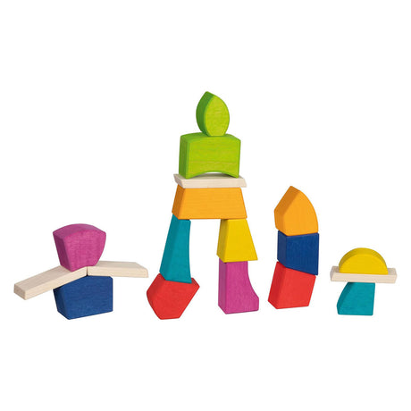 Blocs de construction en bois Goki Creo, 14dlg.