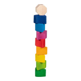 Puzzle en bois Goki et blocs de construction Gerful Snail Pauline, 10dlg.