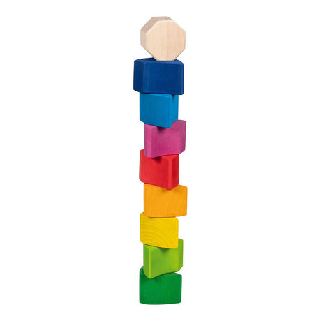 Puzzle en bois Goki et blocs de construction Gerful Snail Pauline, 10dlg.