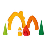 Goki Wooden Dwarf House Building Blocs, 7DLG.
