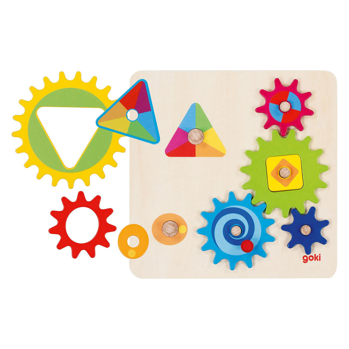 Goki Wood Gearing Puzzle, 10 ..