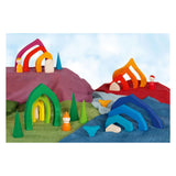 Goki Wooden Building Blocs Four Seasons, 25dlg.