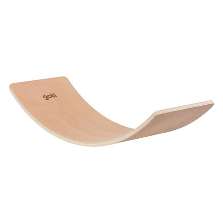 Goki Wooden Balansbord Half Maan Naturel, 82 cm