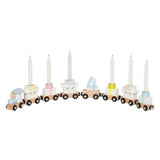 Train d'anniversaire en bois Goki, 10dlg.