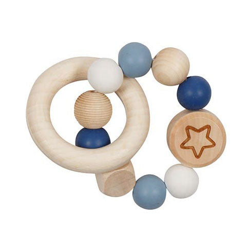 Goki Holz Gripppring Star Blau