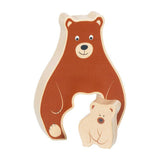 Goki Wooden Puzzle Standing Beert, 2e.