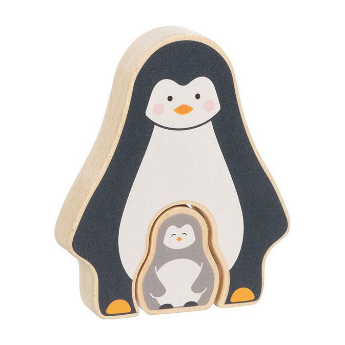 Goki houten puzzel staand pinguïnt, 2st.