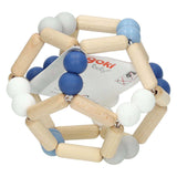 Goki Bleu en bois en bois bleu élastique