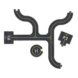 Goki play set aéroport de partage de route avec accessoires - 26 pcs.