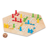 Jeu ludo en bois Goki 6 joueurs