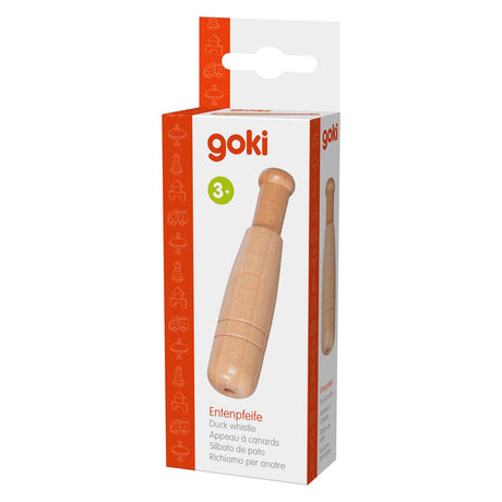 Sifflet canard en bois Goki