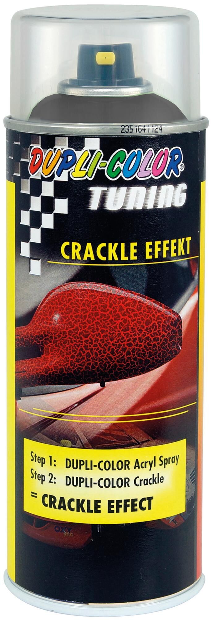 Peintures à effet craquelé Dupli-color laque noir craquelé 400 ml