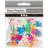 Paillettes Creativ Company, taille 6-20 mm, env. 390 pièces, couleurs pastel, 10 g 1 boîte