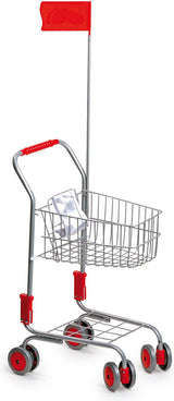 Petit pied - panier avec siège et drapeau de poupée