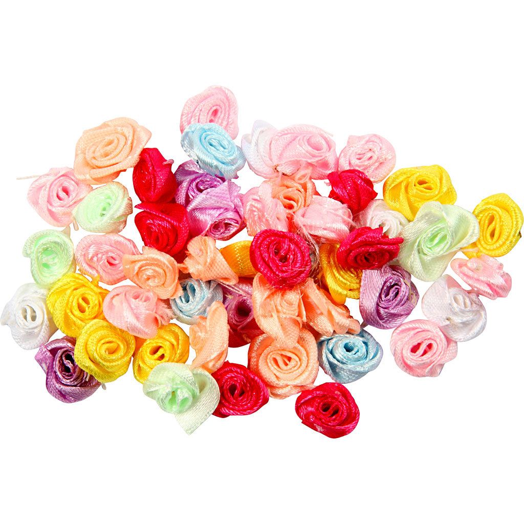 Roses Creativ Company, d 14-18 mm, 50 pièces 1 boîte