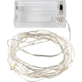 Guirlande LED Creativ company avec lumières, l: 3,15 m, argent, 1 pièce
