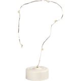Guirlande lumineuse LED Creativ company, L : 27 cm, argent, 1 pièce