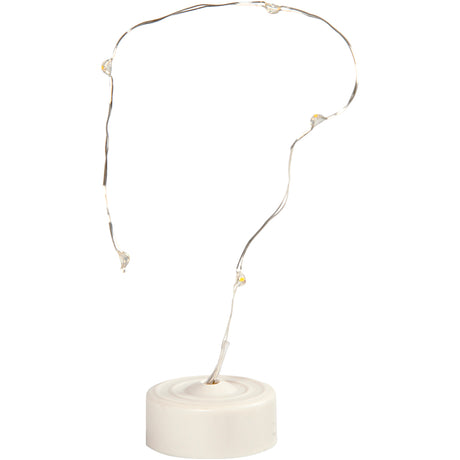 Guirlande lumineuse LED Creativ company, L : 27 cm, argent, 1 pièce