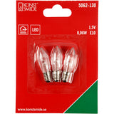 Lampes LED Creativ company, h : 45 mm, d 15 mm, 3 pièces 1 boîte