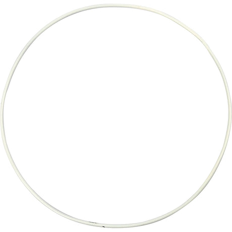 Creativ company anneau en fil métallique, d 20 cm, épaisseur 3 mm, blanc, 5 pièces 1 boîte