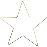 Étoile de l'entreprise Creativ, d 30 cm, épaisseur 3 mm, or, 1 pièce