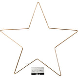 Étoile de l'entreprise Creativ, d 30 cm, épaisseur 3 mm, or, 1 pièce