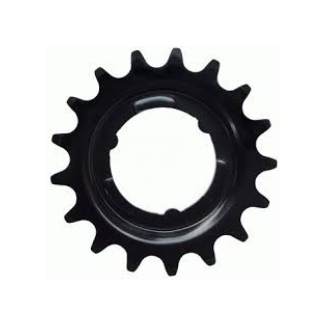 KMC Gear 16t Shimano, per mozzi di attrezzatura Shimano. 1 2x3 32. Terminato cromamente in acciaio, nero