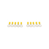 Chaussure de câble Eye jaune, 10 pièces.