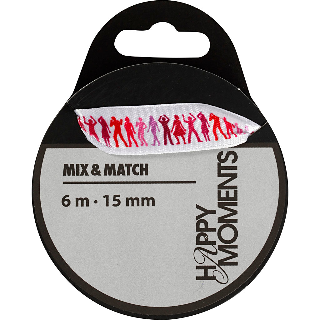 Https : www.ccobby.nl satin-ribbon-with-print-b-15-mm-light red-6-m-1-roll