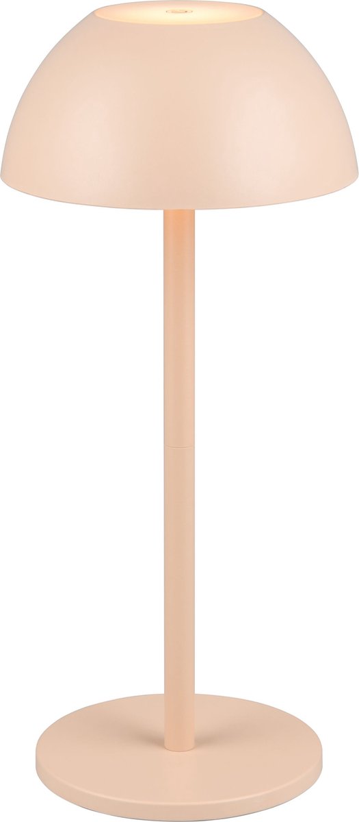 Rl vis ta lumière réalité ricardo - lampe de table - sable - incl. 1x SMD 1,7 W - Touch 4 étapes - Connexion USB - Éclairage haut et bas - Alimentation par batterie - Éclairage extérieur - IP54