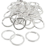 Porte-clés Creativ company, d 28 mm, argenté, 50 pièces 1 boîte
