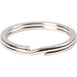 Porte-clés Creativ company, d 28 mm, plaqué argent, 4 pièces 1 boîte