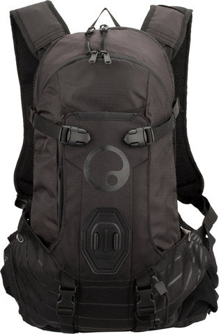 Ergon Ba2 Black - Compact All -Mountain Sac à dos pour les caméras d'action, système de transport réglable, capacité de 10L